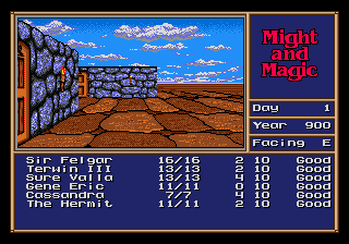 Might and Magic Gates to Another World screenshot 3 for Sega Genesis